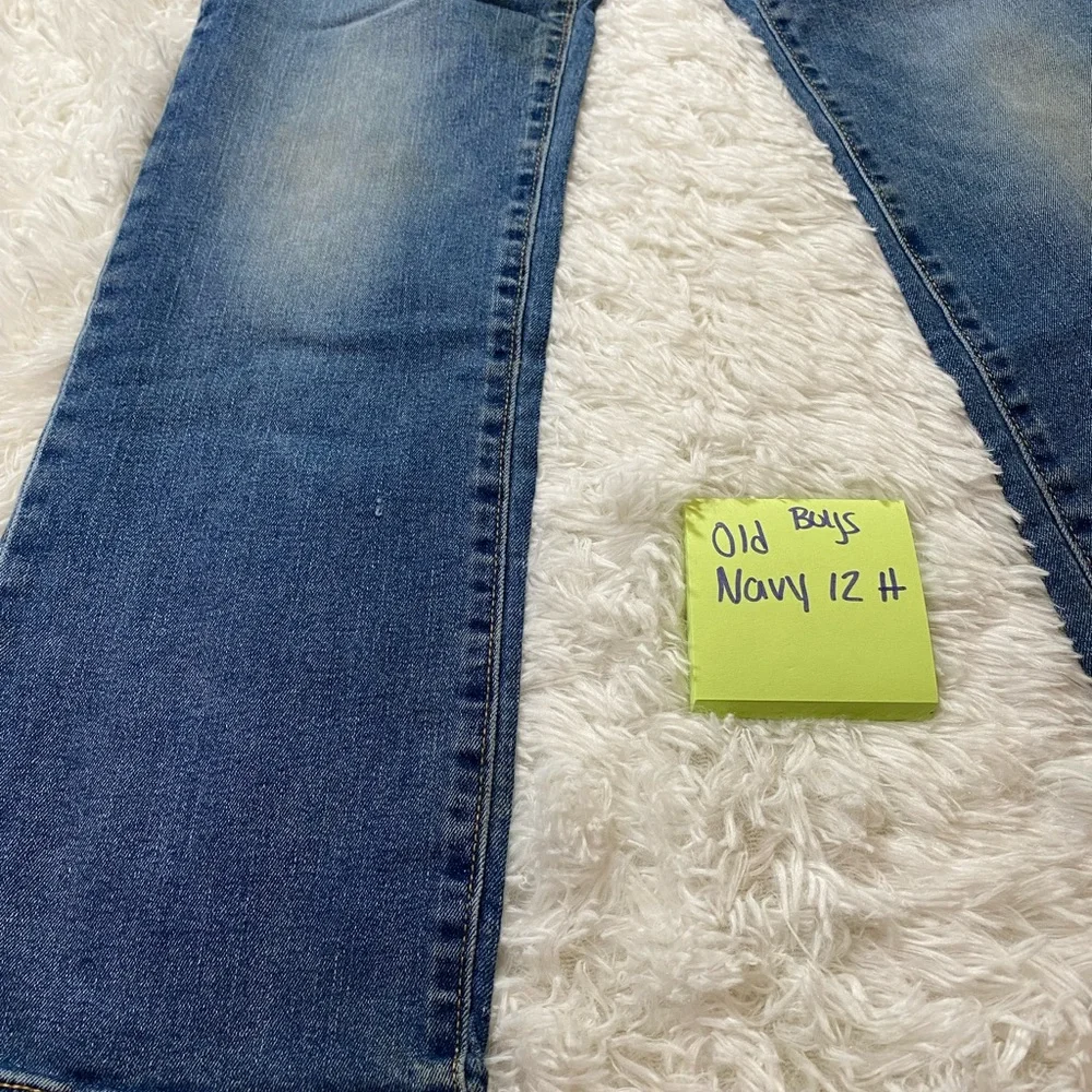 Old Navy Jeans Bigger Boys Husky Jeans Straight style size 12 H adjustable waist